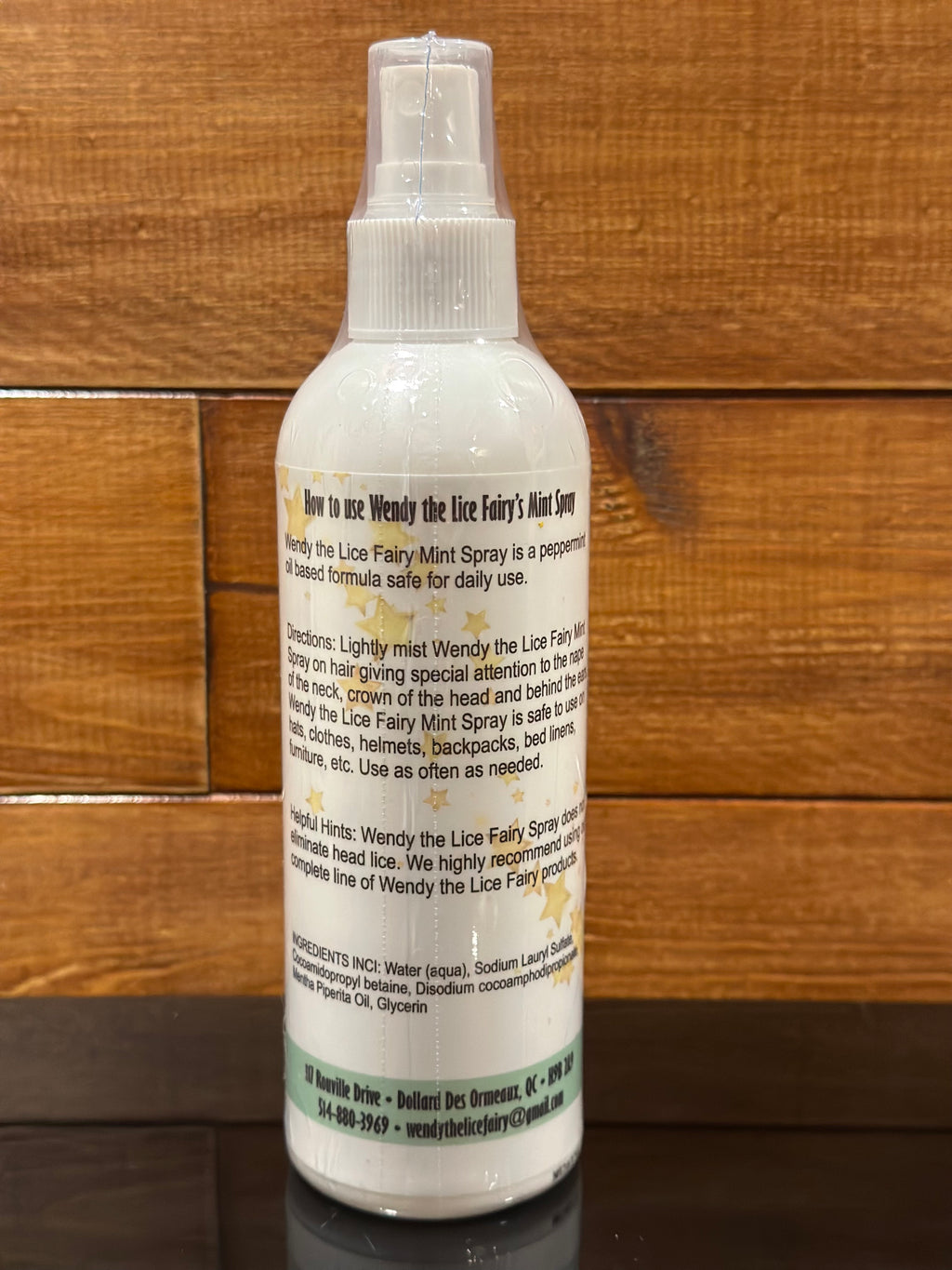 Wendy the Lice Fairy Prevention Spray 8oz