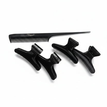 Separating Clips and Comb Set - White Background