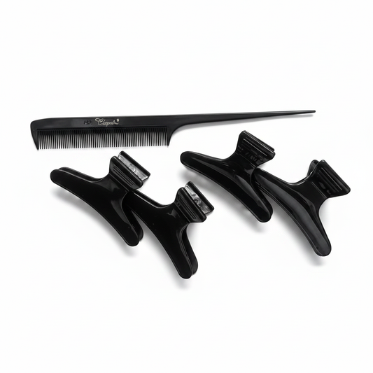 Separating Clips and Comb Set - White Background